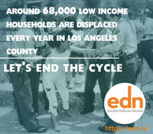 Statistic poster calling to end displacement cycle